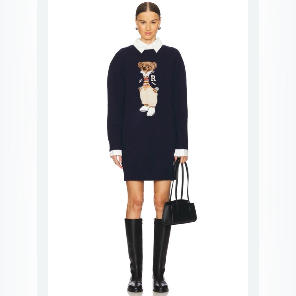 POLO RALPH LAUREN, BEAR Sweater Dress